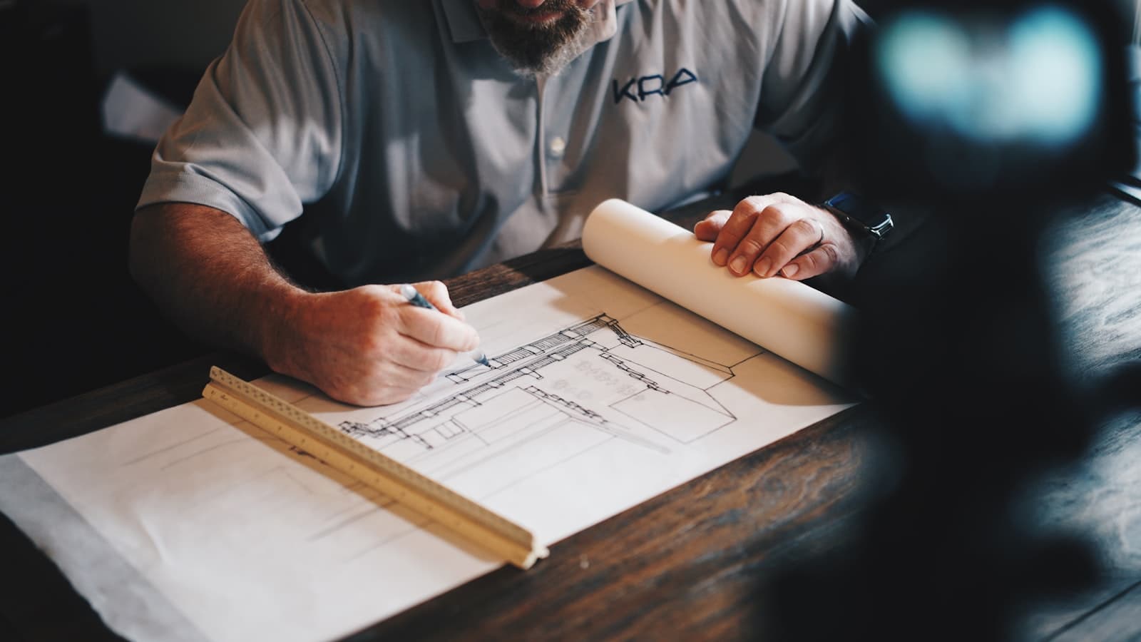 Progetto d'architettura in lavorazione